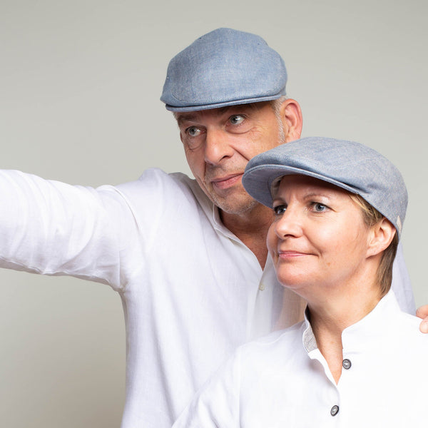 Flatcap Mütze aus Leinen für den Sommer