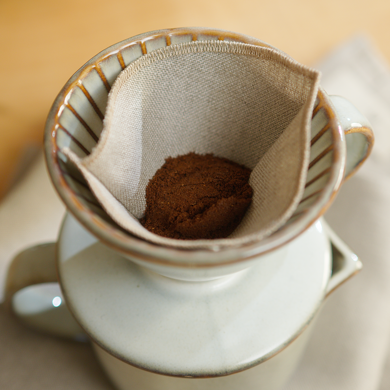 Mehrweg-Kaffeefilter aus Bioleinen | Wiederverwendbar