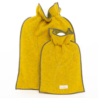 Ökowärmflasche mit Flauschlodenbezug | EINZELSTÜCKE | verschiedene Farben