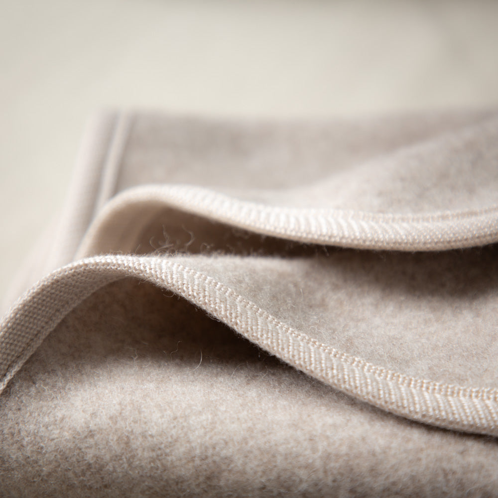 Premium Merino-Wolldecke | extra warm | 100 % mongolische Merinowolle