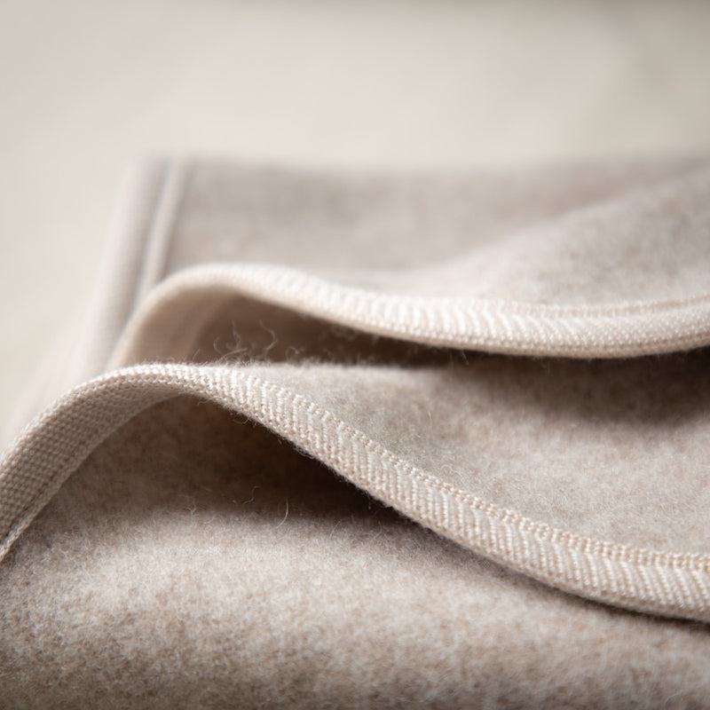 Premium Merino-Wolldecke | extra warm | 100 % mongolische Merinowolle