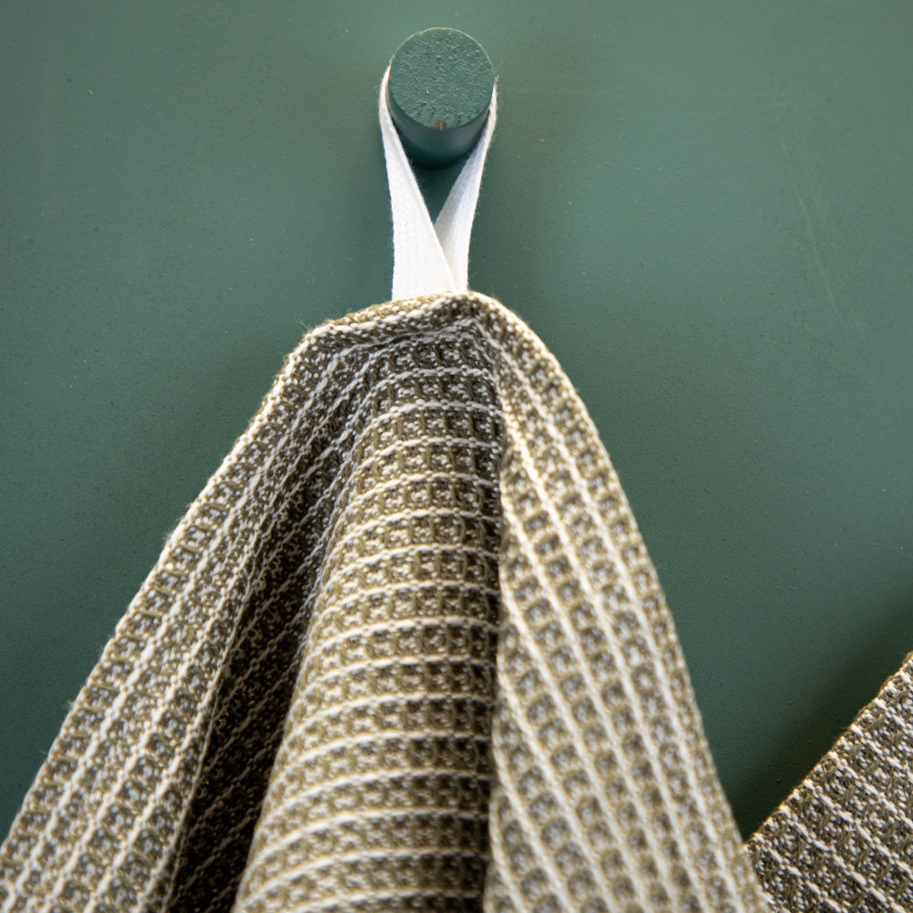 Hand- und Badetücher aus Waffelpikee | Halbleinen | verschiedene Farben