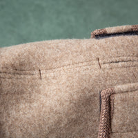 Premium Loop-Hundemantel | Dackelform | Extra weich + warm | 100% Merino-Loden