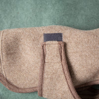 Premium Loop-Hundemantel | Dackelform | Extra weich + warm | 100% Merino-Loden
