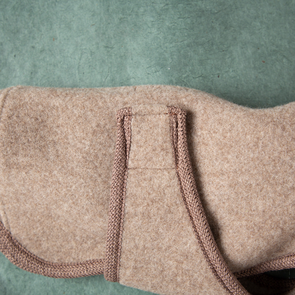 Premium Loop-Hundemantel | Standardform | Extra weich + warm | 100% Merino-Loden
