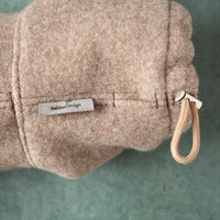 Premium Loop-Hundemantel | Dackelform | Extra weich + warm | 100% Merino-Loden