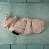 Premium Loop-Hundemantel | Dackelform | Extra weich + warm | 100% Merino-Loden
