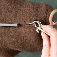 Premium Loop-Hundemantel | Standardform | Extra weich + warm | 100% Merino-Loden