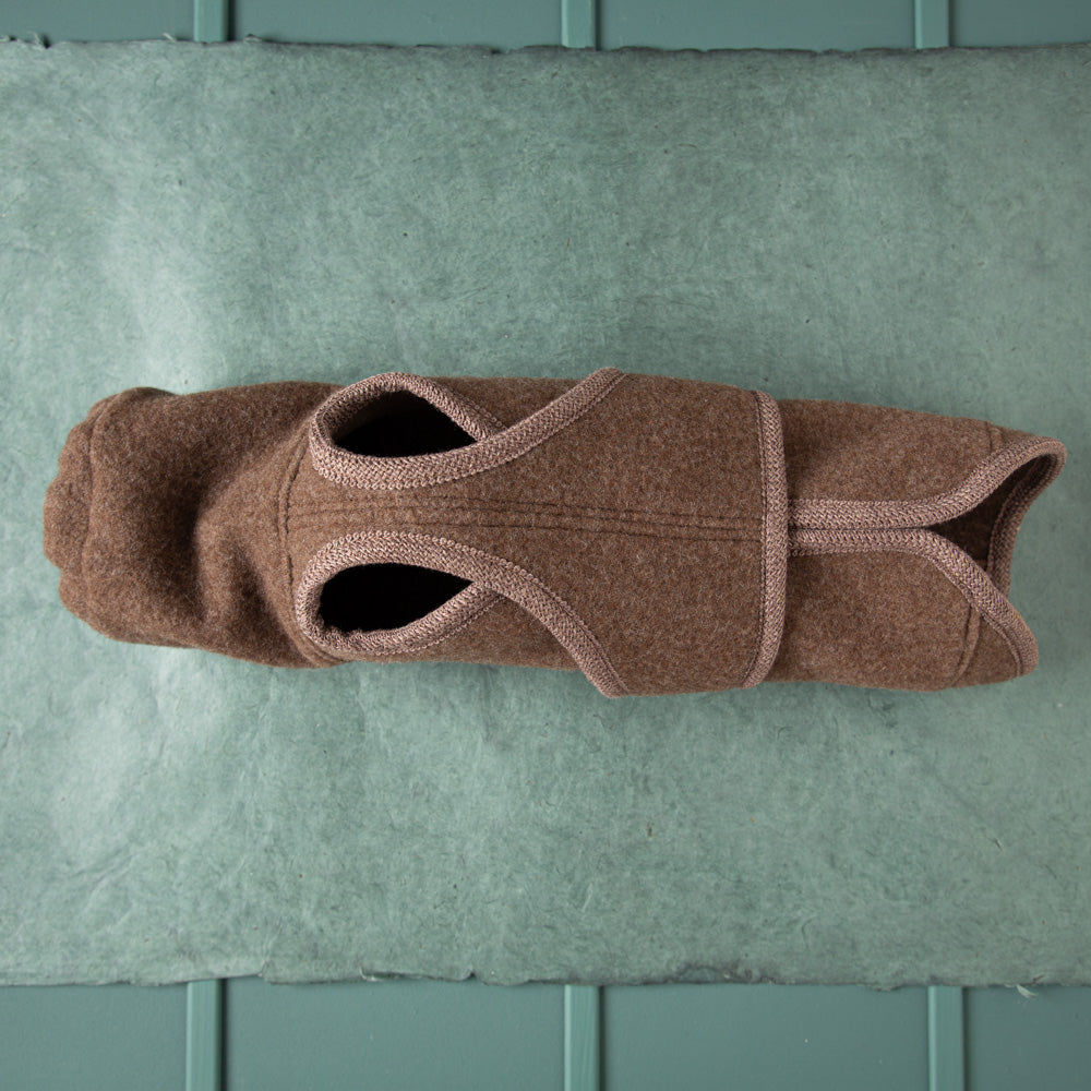 Premium Loop-Hundemantel | Standardform | Extra weich + warm | 100% Merino-Loden