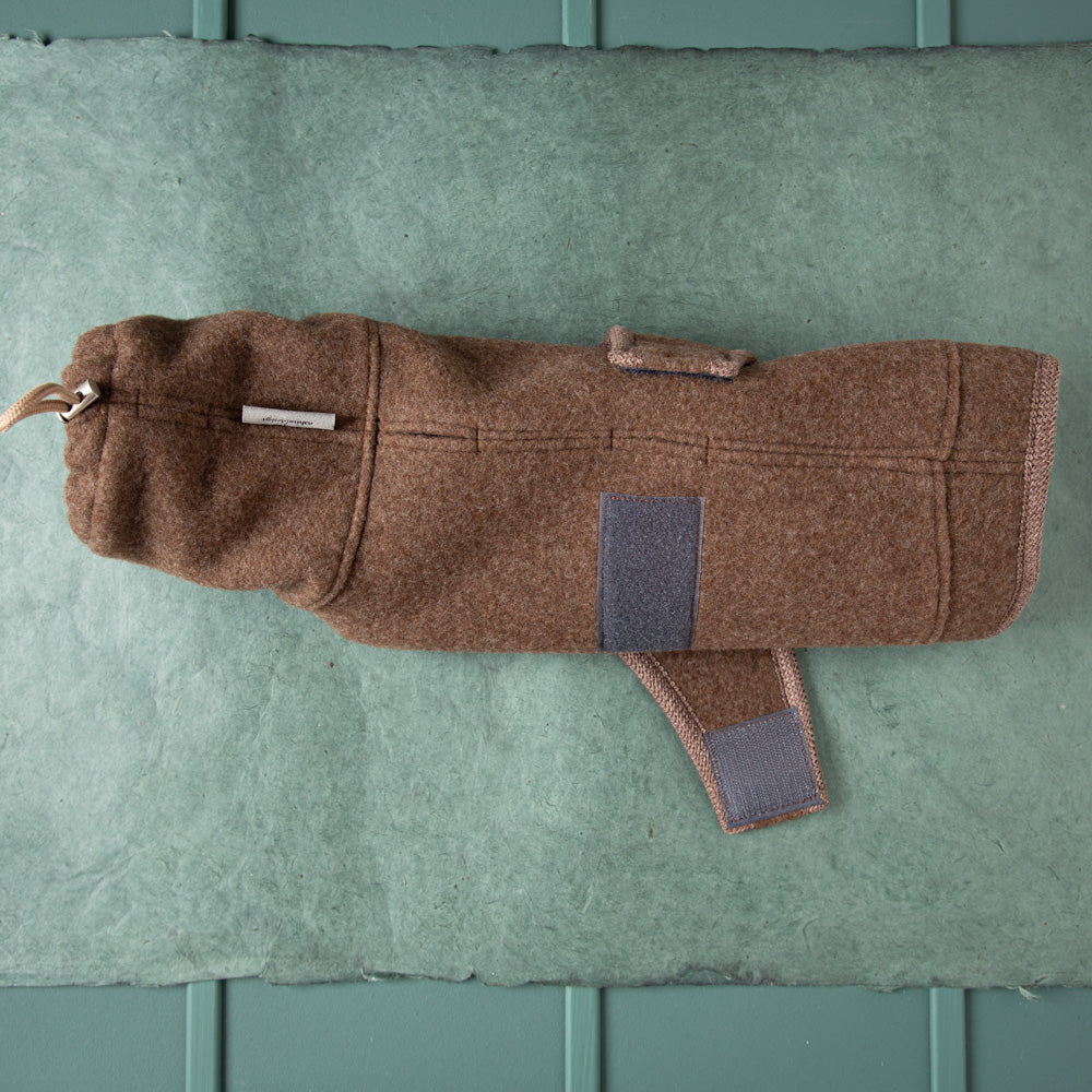 Premium Loop-Hundemantel | Standardform | Extra weich + warm | 100% Merino-Loden