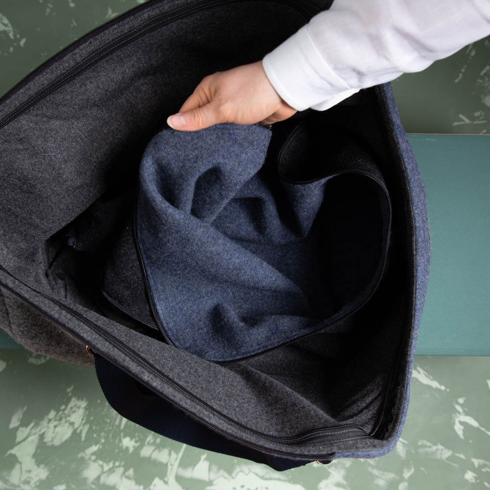 🐾 Hundetasche Farbe | 100 % Schurwolle Loden