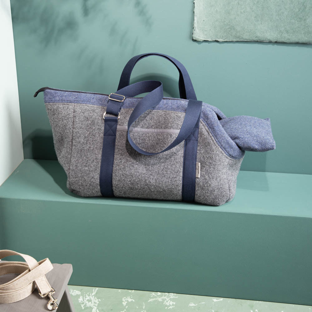 🐾 Hundetasche Farbe | 100 % Schurwolle Loden