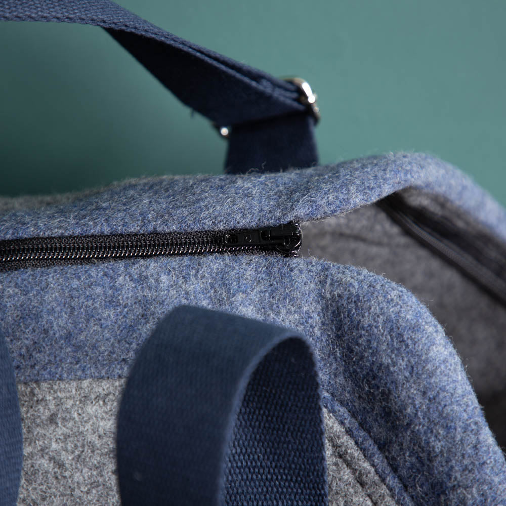 🐾 Hundetasche Farbe | 100 % Schurwolle Loden