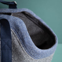 🐾 Hundetasche Farbe | 100 % Schurwolle Loden