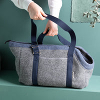 🐾 Hundetasche Farbe | 100 % Schurwolle Loden