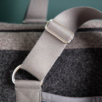 🐾 Hundetasche Anthrazit – 100 % Schurwolle Loden