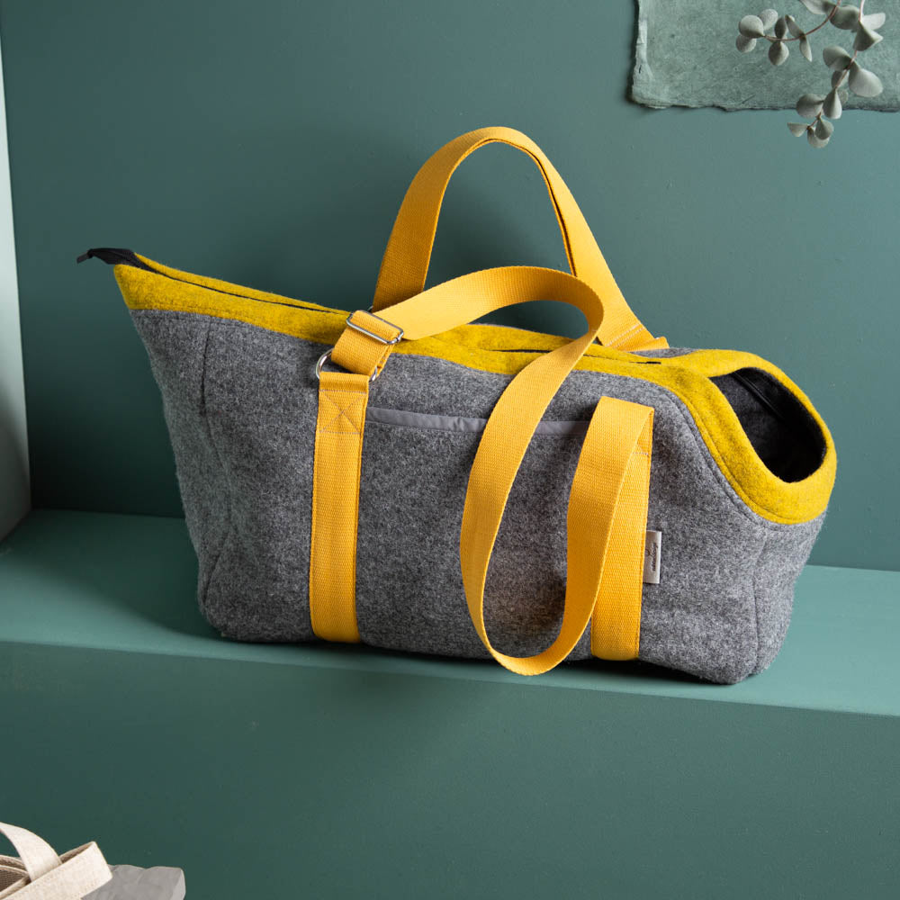 🐾 Hundetasche Farbe | 100 % Schurwolle Loden