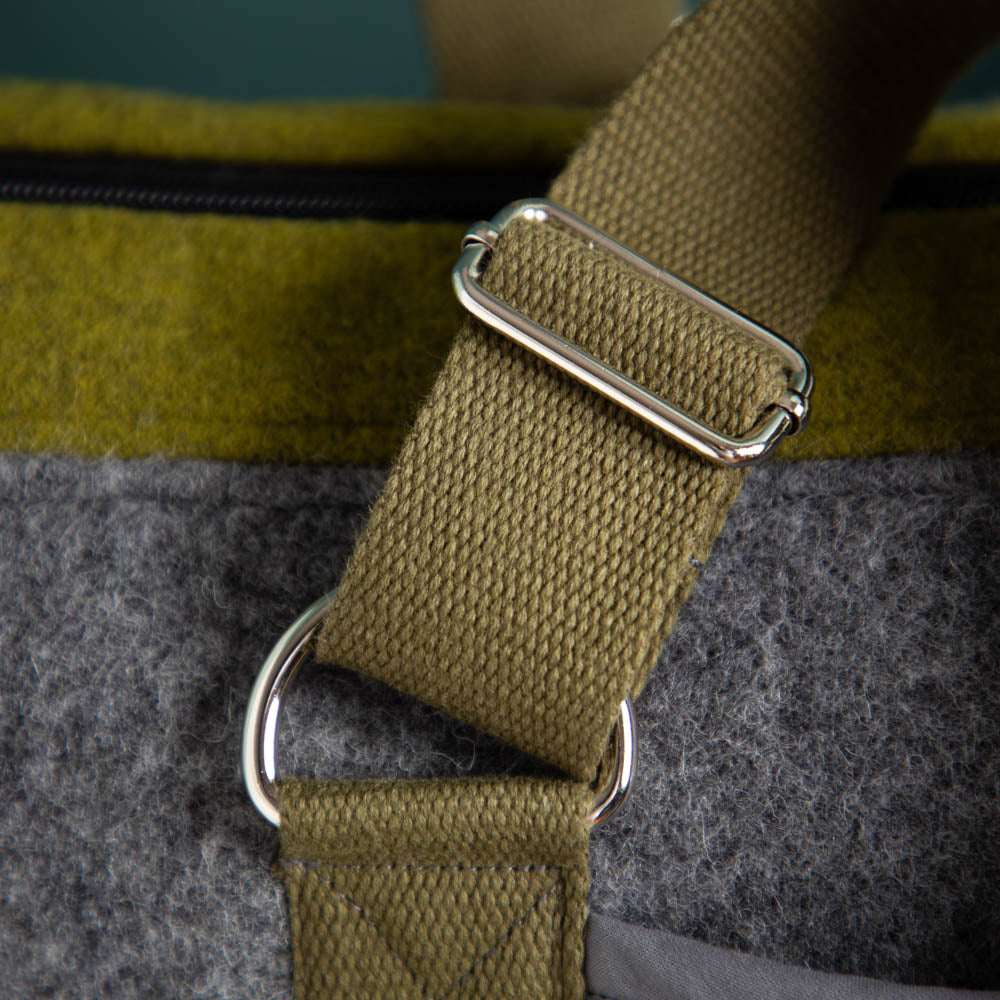 🐾 Hundetasche Farbe | 100 % Schurwolle Loden
