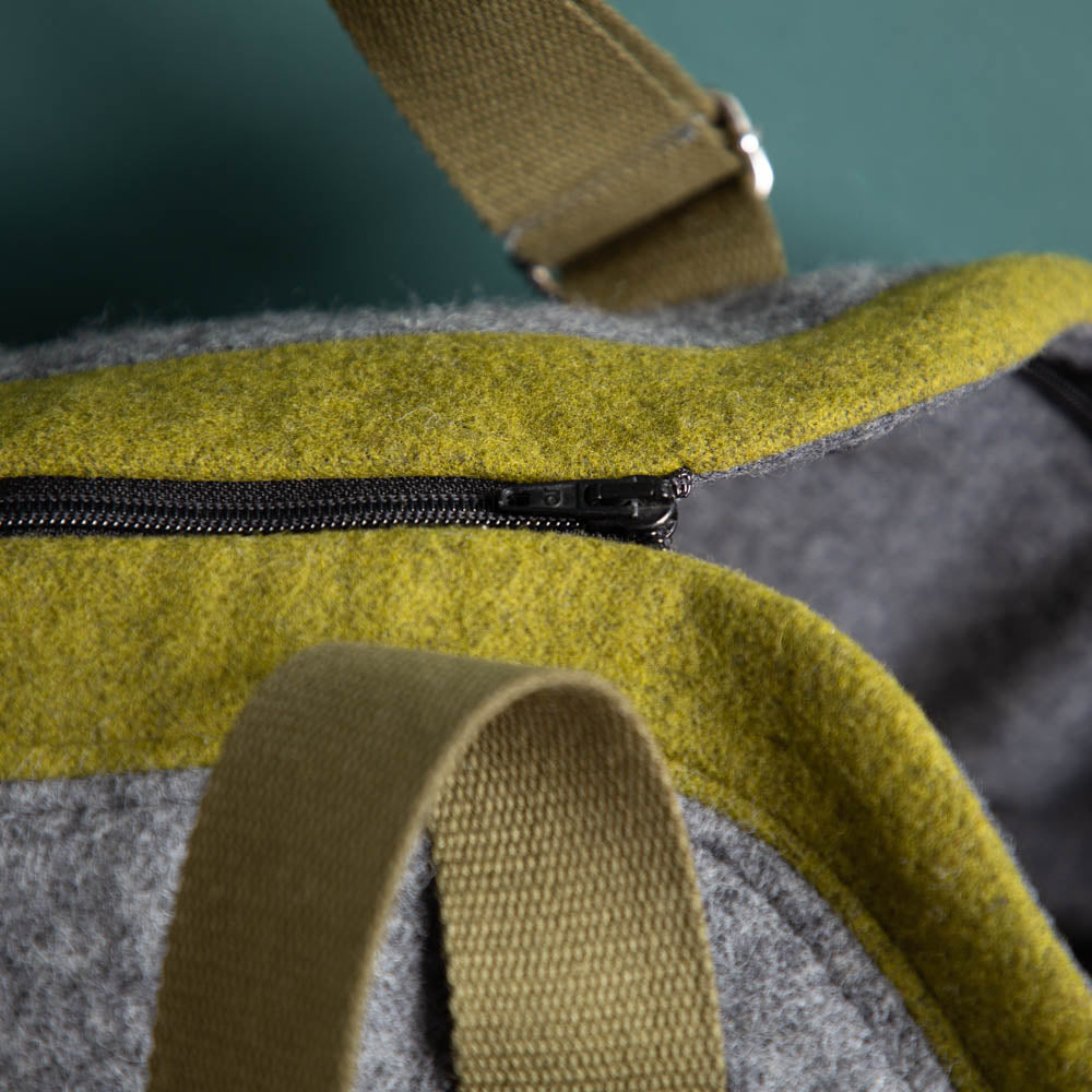 🐾 Hundetasche Farbe | 100 % Schurwolle Loden