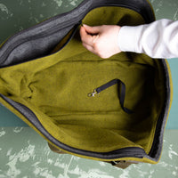 🐾 Hundetasche Farbe | 100 % Schurwolle Loden
