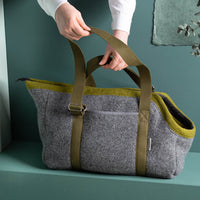 🐾 Hundetasche Farbe | 100 % Schurwolle Loden
