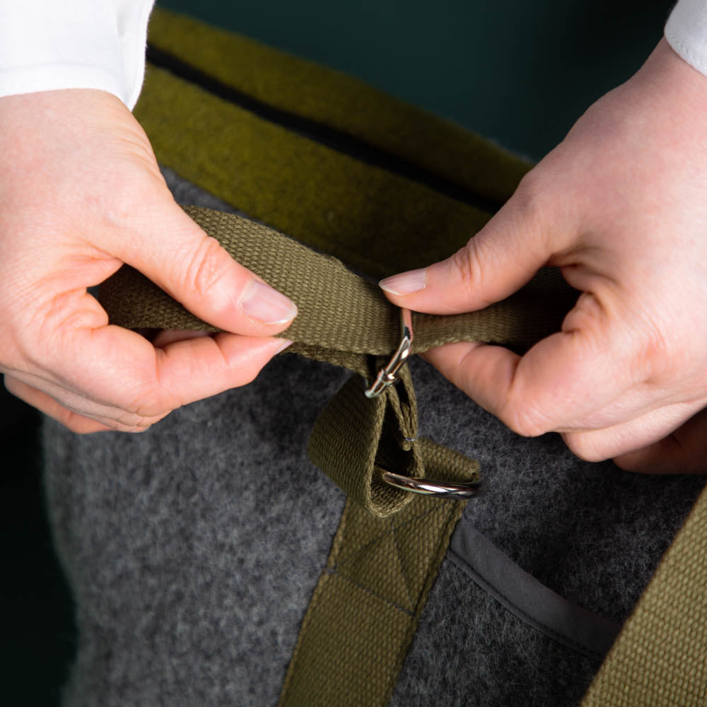 🐾 Hundetasche Farbe | 100 % Schurwolle Loden
