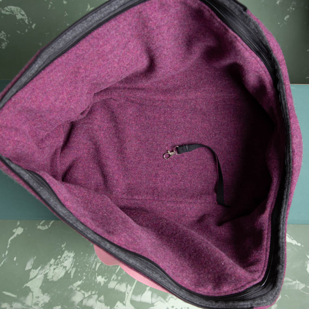 🐾 Hundetasche Farbe | 100 % Schurwolle Loden
