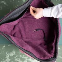 🐾 Hundetasche Farbe | 100 % Schurwolle Loden