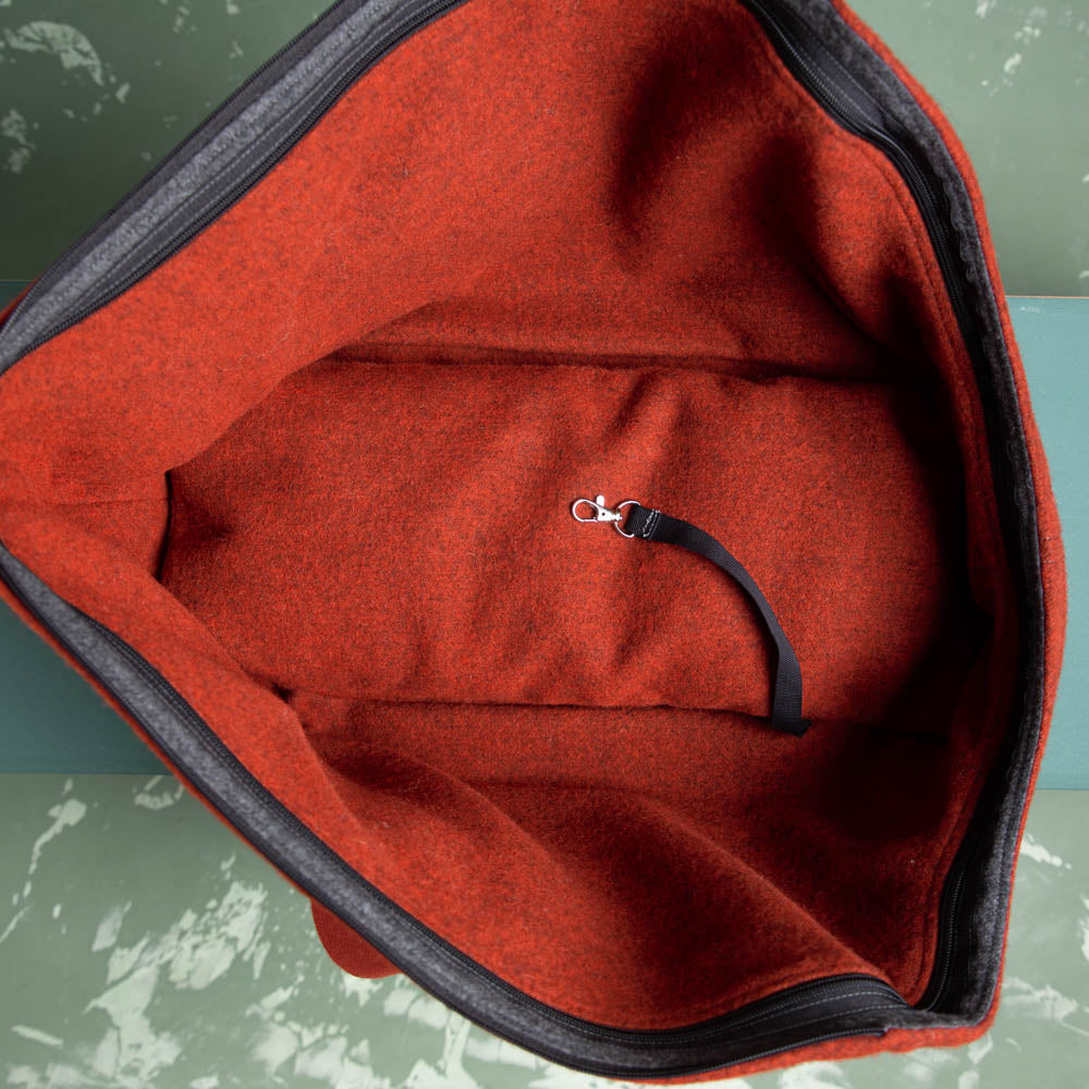 🐾 Hundetasche Farbe | 100 % Schurwolle Loden
