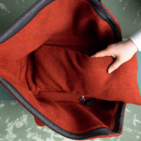 🐾 Hundetasche Farbe | 100 % Schurwolle Loden