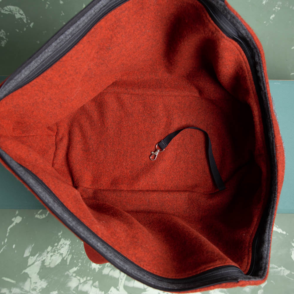 🐾 Hundetasche Farbe | 100 % Schurwolle Loden
