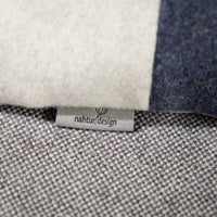 Kleines Kuschelkissen | Loden & Bioleinen | Wollfüllung | Unikat