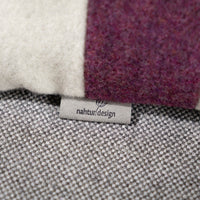 Kleines Kuschelkissen | Loden & Bioleinen | Wollfüllung | Unikat