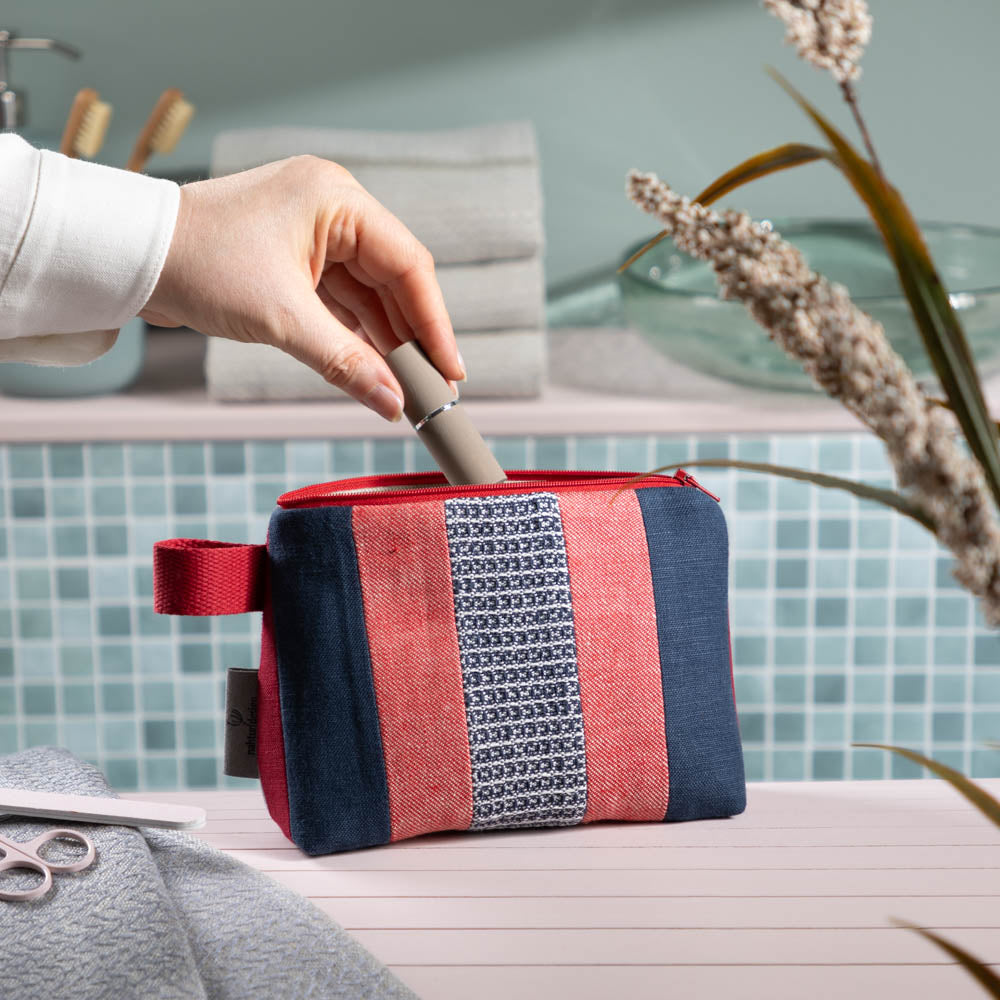 Kosmetiktasche "unikat" | 100% Leinen