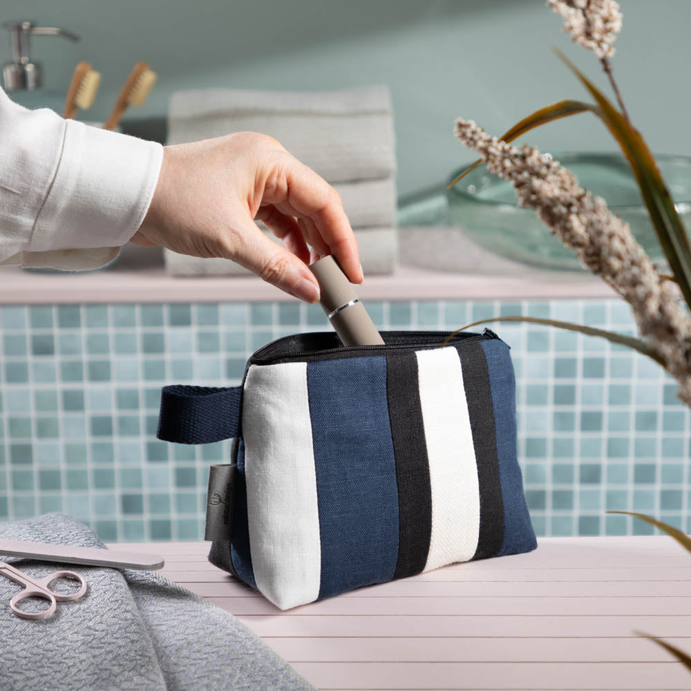 Kosmetiktasche "unikat" | 100% Leinen