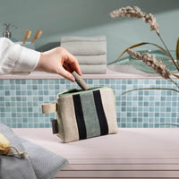 Kulturtaschen-Set aus Leinen
