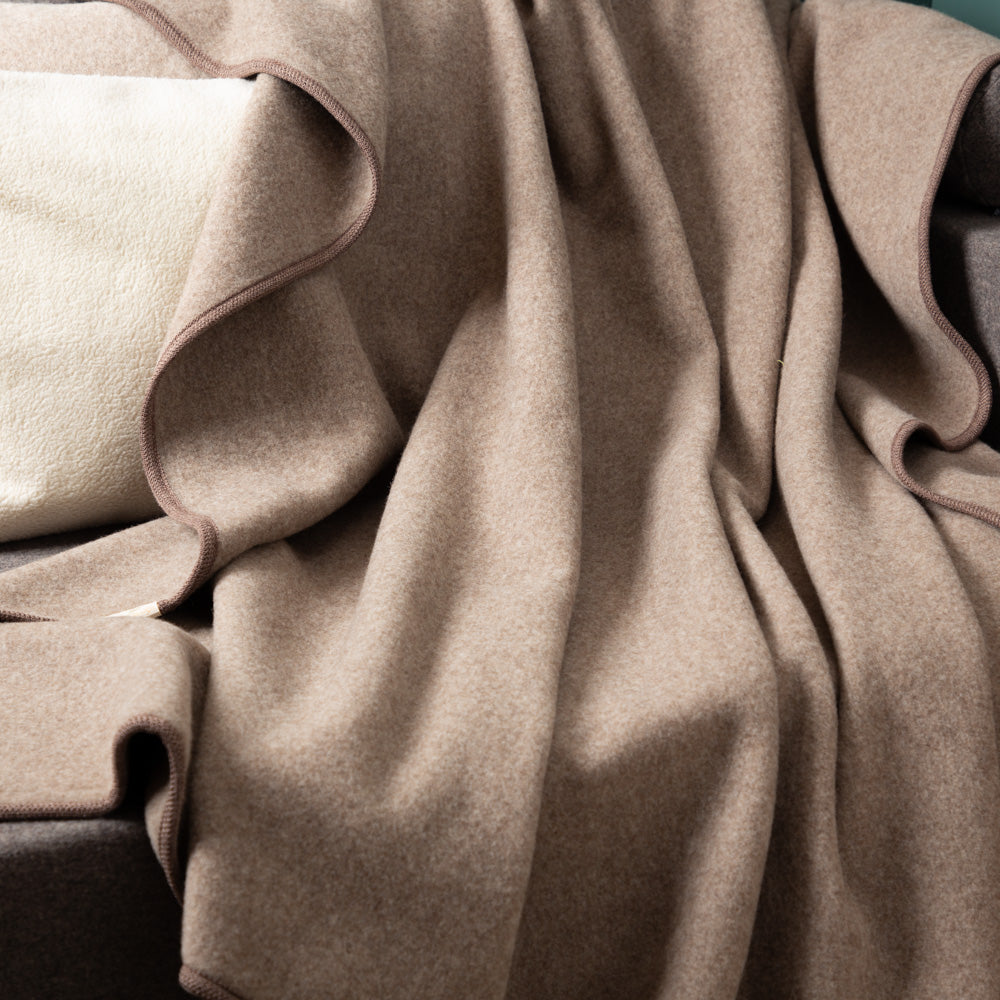 Lodendecke "Premium"| Mongolische Merinowolle