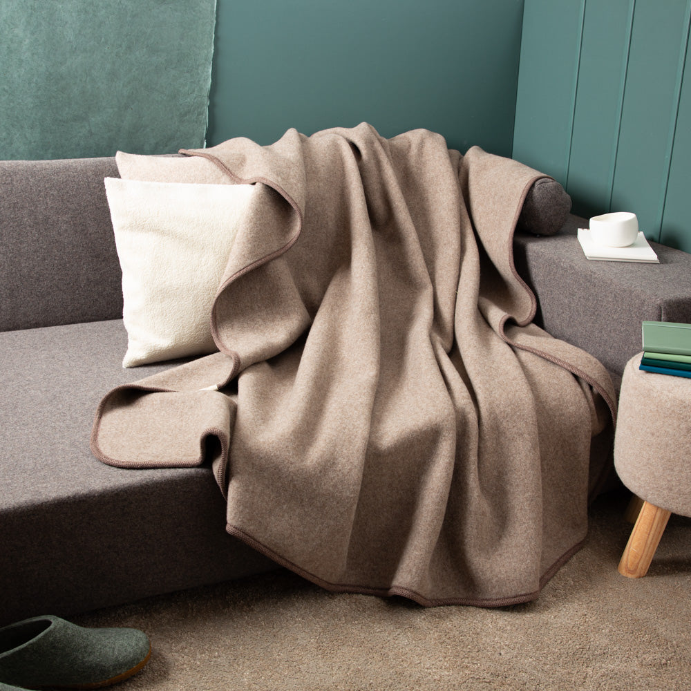 Lodendecke "Premium"| Mongolische Merinowolle