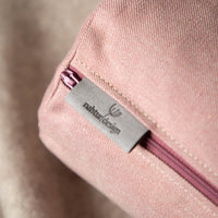 Nackenrolle mit Bezug aus Bio-Leinen-Denim | Naturfüllung