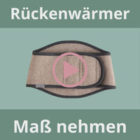 Produktvideo Rückenwärmer aus Schurwolle - Loden