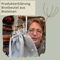 Brotbeutel aus Bioleinen - Produkterklärung