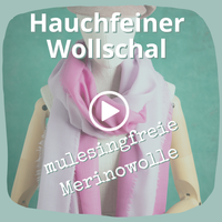 Produktvideo Schal aus feiner Bio-Merinowolle